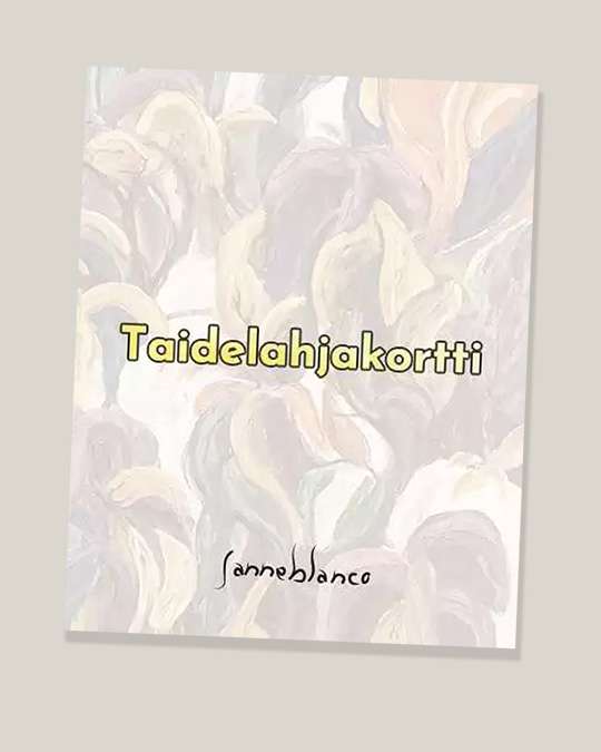 anna lahjaksi taidelahjakortti janneblancon verkkokaupasta